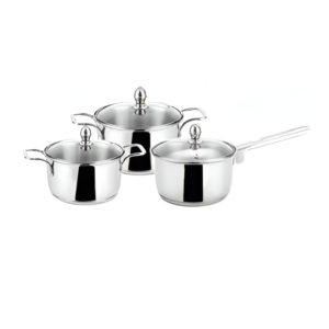 STEELCRAFT RAVEN COMBO COOKWARE SET OF 3PCS (RCC-7078)