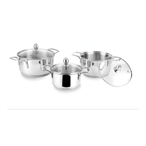 STEELCRAFT RAVEN COMBO COOKWARE SET OF 3PCS (RCC-7077)