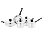 STEELCRAFT SAPPHIRE COMBO COOKWARE SET 5PCS (SCC-7019)