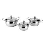 STEELCRAFT VICTORIA COMBO COOKWARE 3 PIECE SET (VCC-7002)