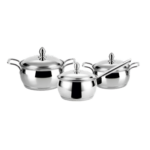 STEELCRAFT VICTORIA COMBO COOKWARE SET OF 3PCS (VCC-7003)