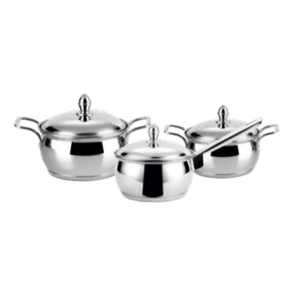 STEELCRAFT VICTORIA COMBO COOKWARE SET OF 3PCS (VCC-7003)