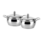 STEELCRAFT VICTORIA COMBO COOKWARE SET OF 2PCS (VCC-7004)