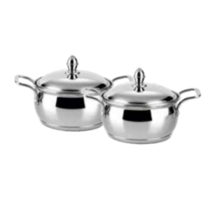 STEELCRAFT VICTORIA COMBO COOKWARE SET OF 2PCS (VCC-7004)