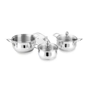 STEELCRAFT ALMORA COMBO COOKWARE SET OF 3PCS
