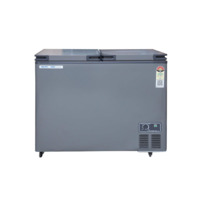 Voltas CVF321DA5-W-GW 303 Liters Convertible Freezer & Cooler Hard Top Deep Freezer, 5 Star Energy Rated (Grey)