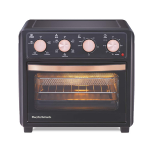 Morphy Richards AirCrisp 25 Litre Air Fryer Oven| In built Air Fryer and OTG| Capacity - 25L|Product Warranty - 2 Years|Black and Rose Gold