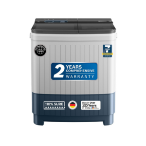 Bosch 9 kg 5 Star Semi-Automatic Top Loading Washing Machine (2025 Model, WJP904P0IN, 3 Wash Programs, Anti-Rust Body, 1300 RPM Spin Speed, Peacock Blue, 2 Years Comprehensive Warranty)