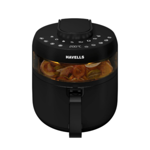 Havells Prolife Crystal Digital Air Fryer 5.5L, 1500W|D 8 Pre-sets| Aerocrisp Technology with 85% Less Oil Cooking| Dehydrator Mode| Auto-Shutoff|See-Through Window| 2Yr Door Step Warranty by Havells