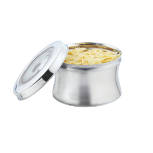 JVL Store Tin with Curved Belly shape