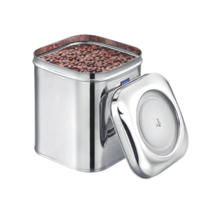 JVL Square Tin Canister